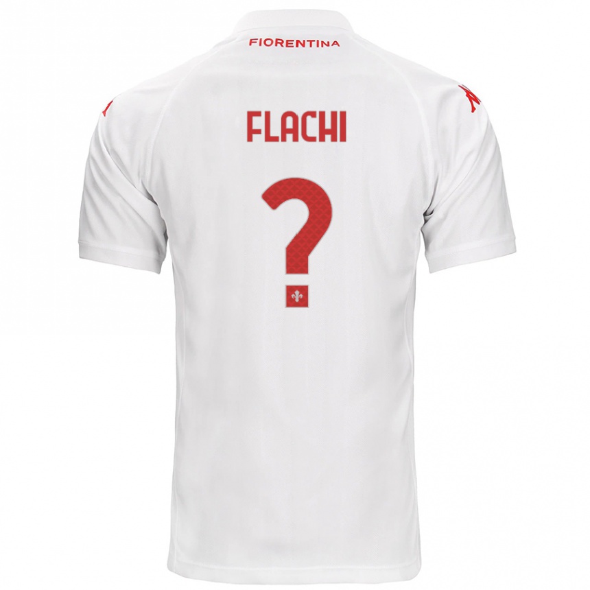 Men Football Tommaso Flachi #0 White Away Jersey 2024/25 T-Shirt Uk