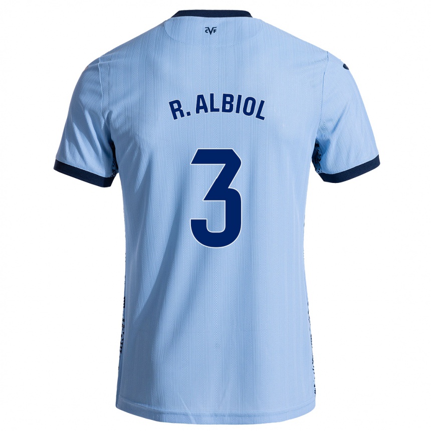 Men Football Raúl Albiol #3 Sky Blue Away Jersey 2024/25 T-Shirt Uk