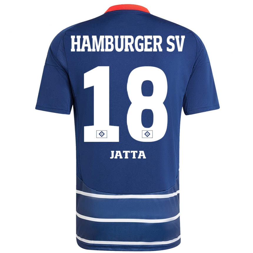 Men Football Bakery Jatta #18 Dark Blue Away Jersey 2024/25 T-Shirt Uk