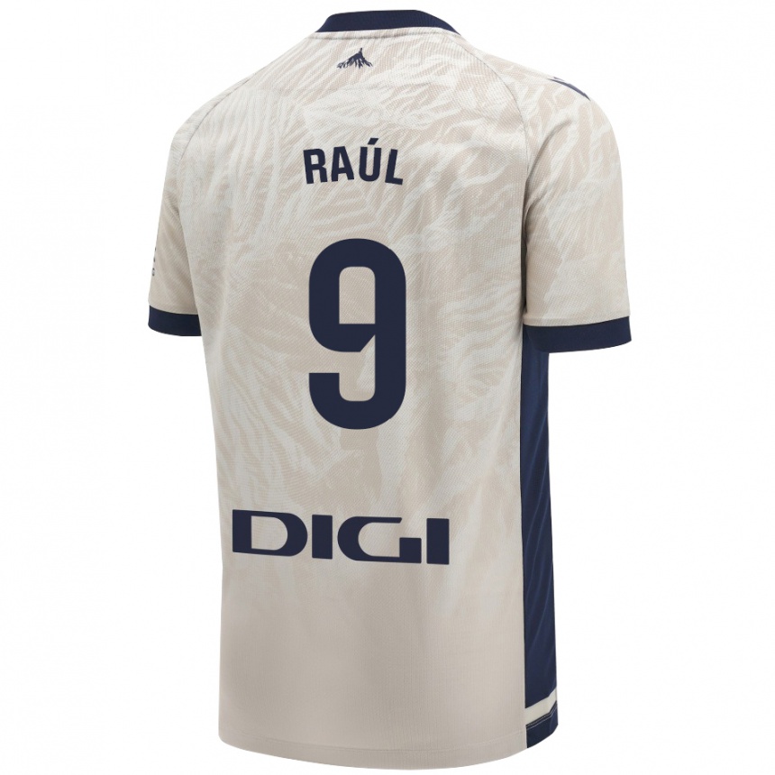 Men Football Raúl García #9 Light Gray Away Jersey 2024/25 T-Shirt Uk