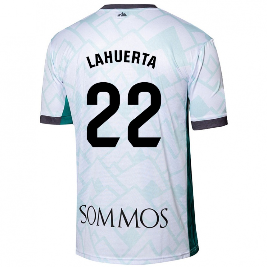 Men Football Gema Lahuerta #22 White Green Away Jersey 2024/25 T-Shirt Uk