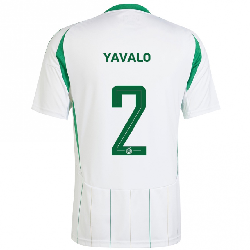 Men Football Gatachao Yavalo #2 White Green Away Jersey 2024/25 T-Shirt Uk