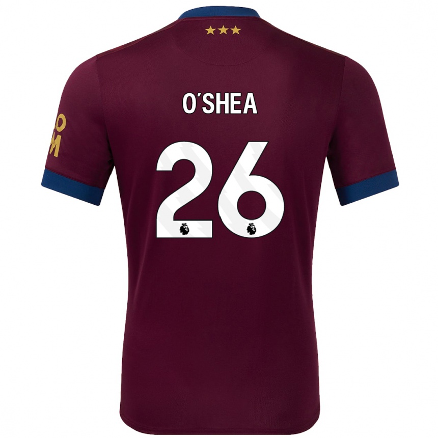 Men Football Dara O'shea #26 Brown Away Jersey 2024/25 T-Shirt Uk