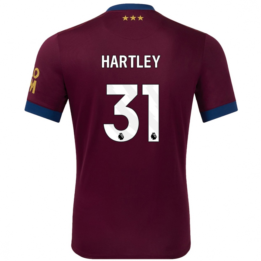 Men Football Laura Hartley #31 Brown Away Jersey 2024/25 T-Shirt Uk