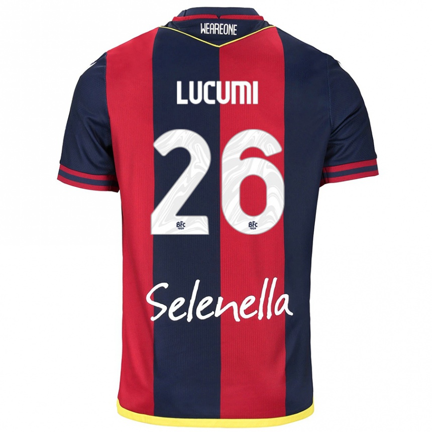 Women Football Jhon Lucumí #26 Red Royal Blue Home Jersey 2024/25 T-Shirt Uk