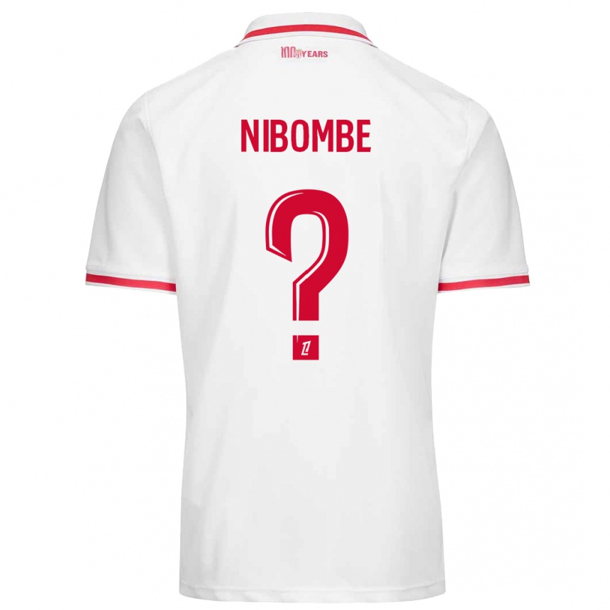 Women Football Samuel Nibombe #0 White Red Home Jersey 2024/25 T-Shirt Uk