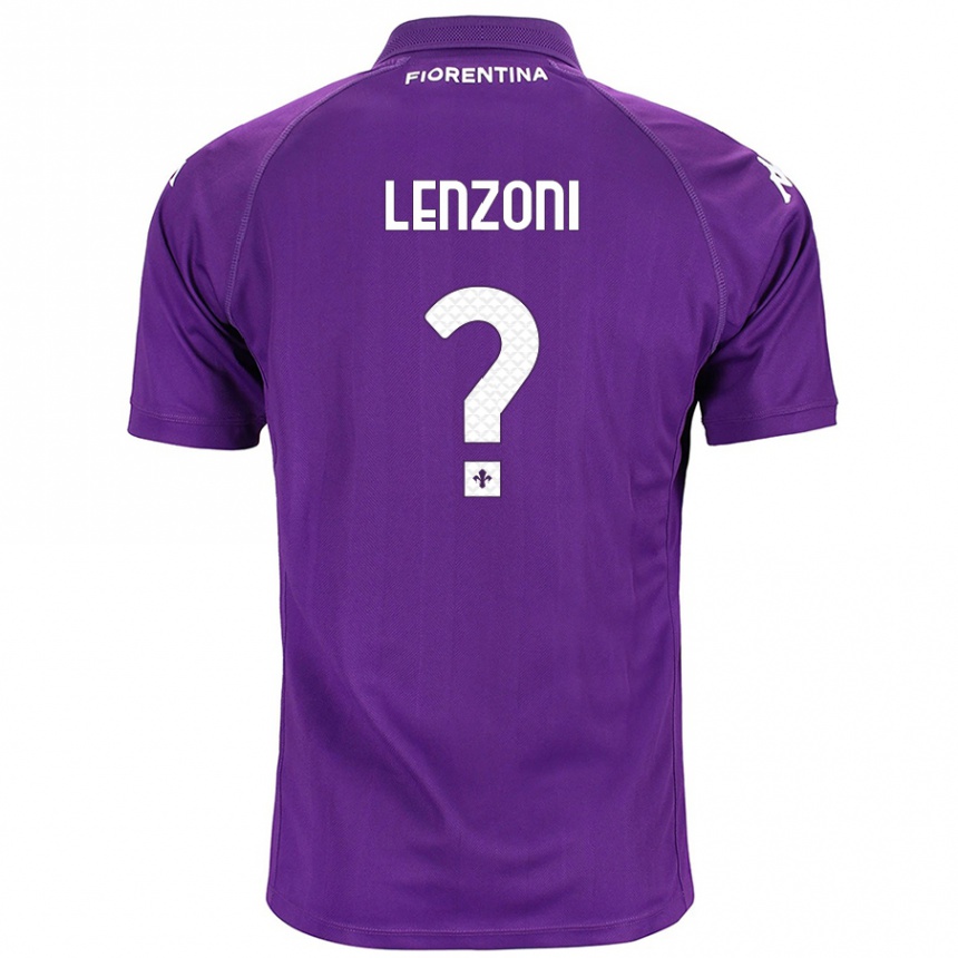 Women Football Samuele Lenzoni #0 Purple Home Jersey 2024/25 T-Shirt Uk