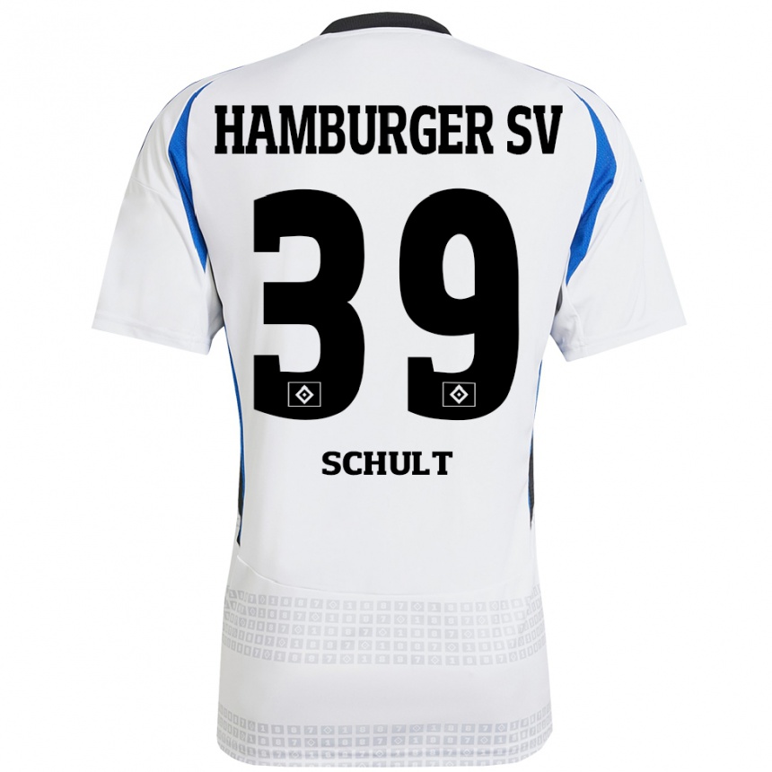 Women Football Almuth Schult #39 White Blue Home Jersey 2024/25 T-Shirt Uk