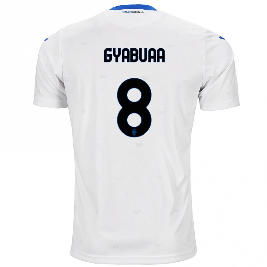 Women Football Emmanuel Gyabuaa #8 White Away Jersey 2024/25 T-Shirt Uk