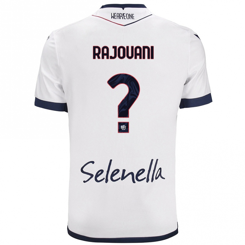 Women Football Yassir Rajouani #0 White Royal Blue Away Jersey 2024/25 T-Shirt Uk