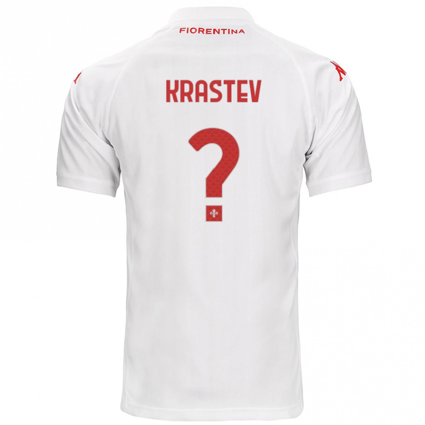 Women Football Dimo Krastev #0 White Away Jersey 2024/25 T-Shirt Uk