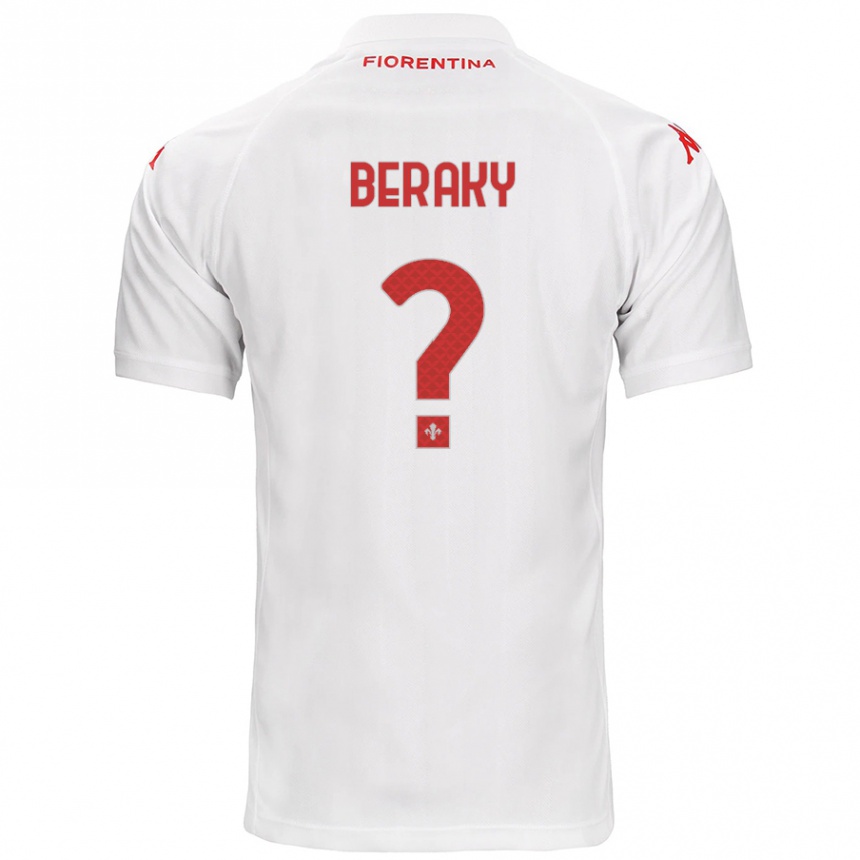 Women Football Mussie Beraky #0 White Away Jersey 2024/25 T-Shirt Uk