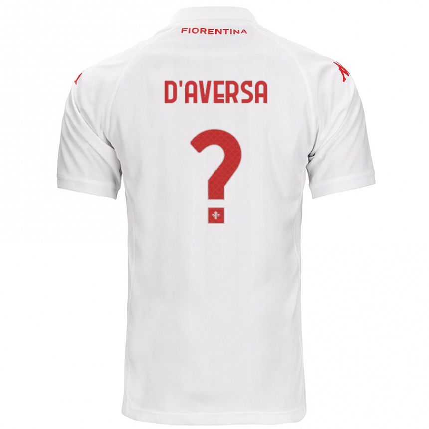 Women Football Simone D'aversa #0 White Away Jersey 2024/25 T-Shirt Uk