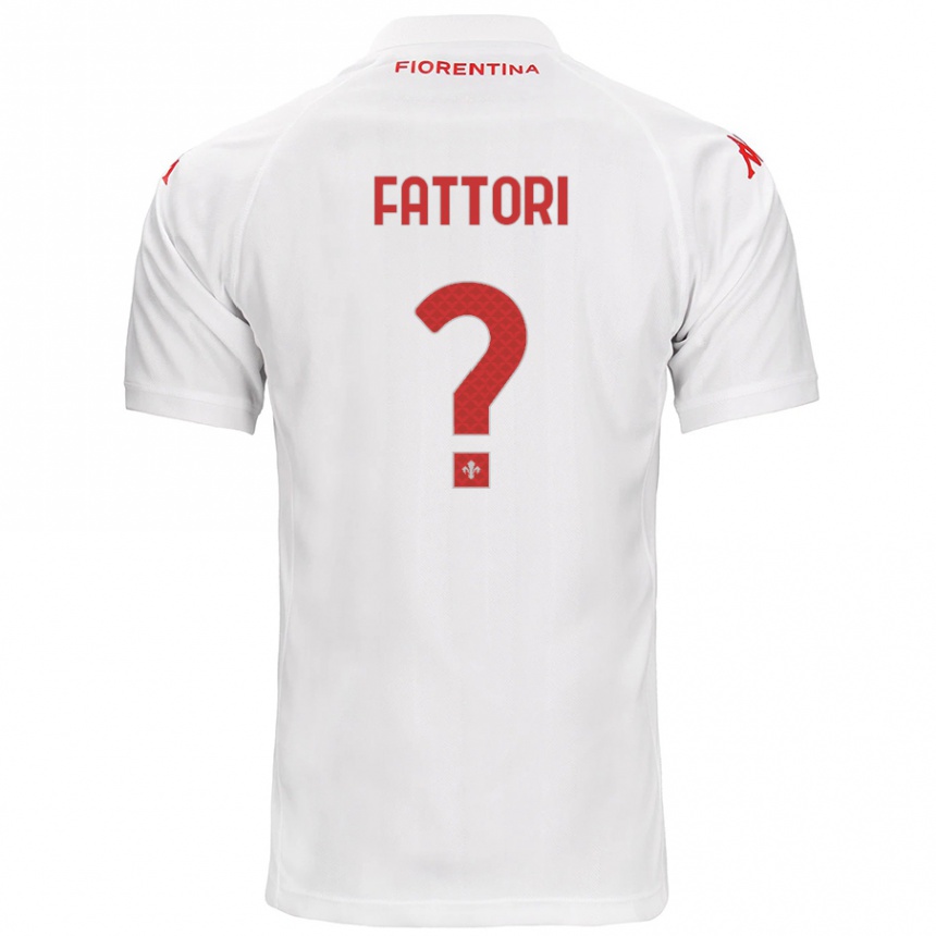 Women Football Filippo Fattori #0 White Away Jersey 2024/25 T-Shirt Uk