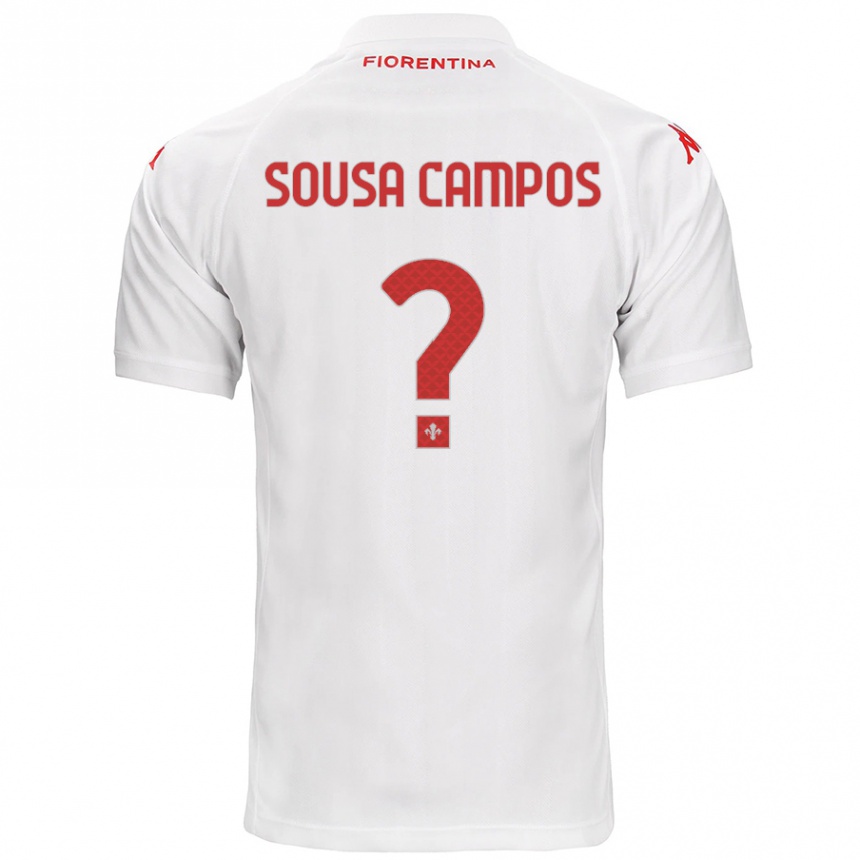 Women Football Matteo Sousa Campos #0 White Away Jersey 2024/25 T-Shirt Uk