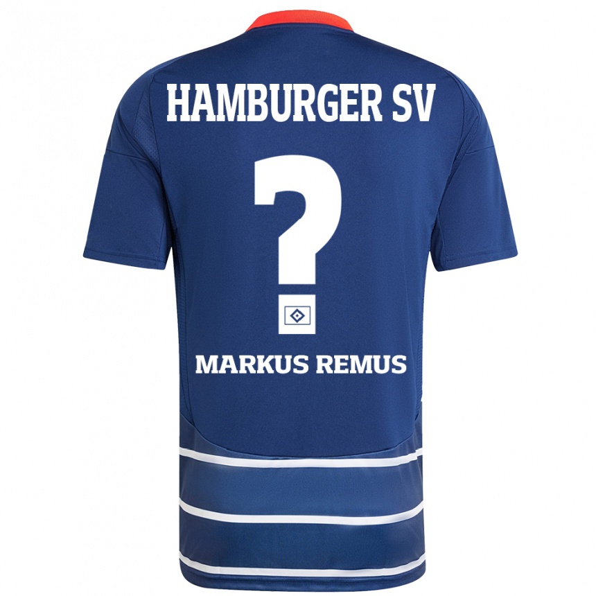 Women Football Markus Remus #0 Dark Blue Away Jersey 2024/25 T-Shirt Uk