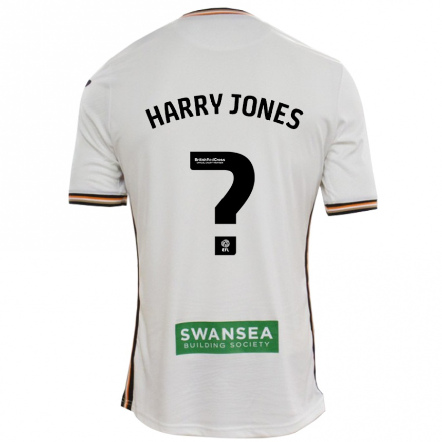 Kids Football Harry Jones #0 White Home Jersey 2024/25 T-Shirt Uk