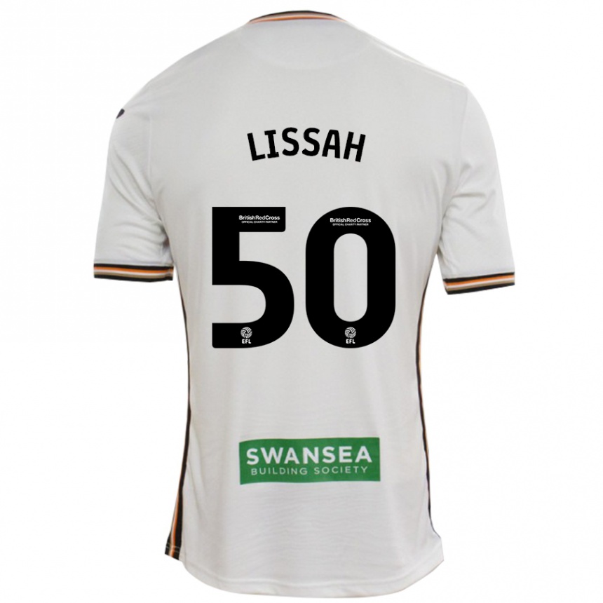 Kids Football Filip Lissah #50 White Home Jersey 2024/25 T-Shirt Uk