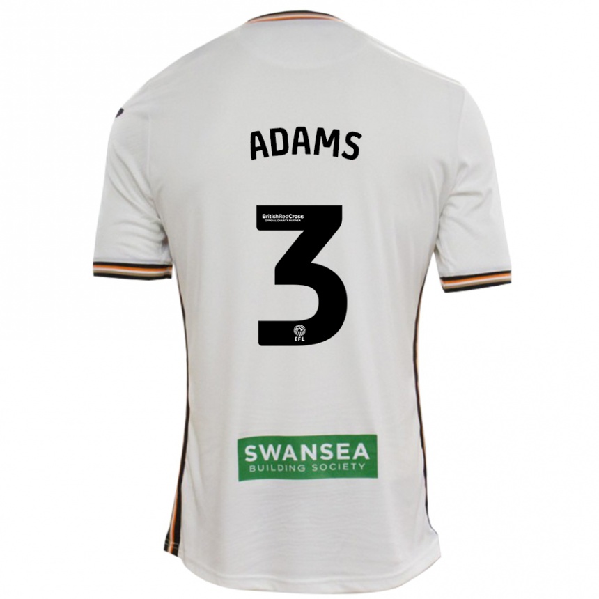 Kids Football Sarah Adams #3 White Home Jersey 2024/25 T-Shirt Uk