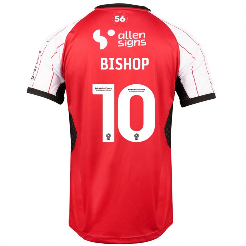 Kids Football Teddy Bishop #10 White Home Jersey 2024/25 T-Shirt Uk