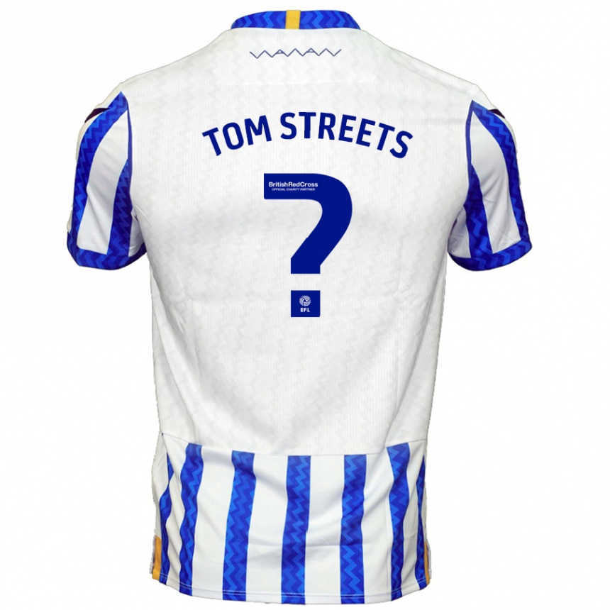 Kids Football Tom Streets #0 Blue White Home Jersey 2024/25 T-Shirt Uk