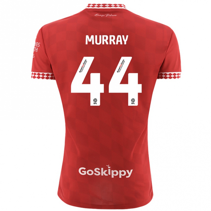 Kids Football Satara Murray #44 Red Home Jersey 2024/25 T-Shirt Uk