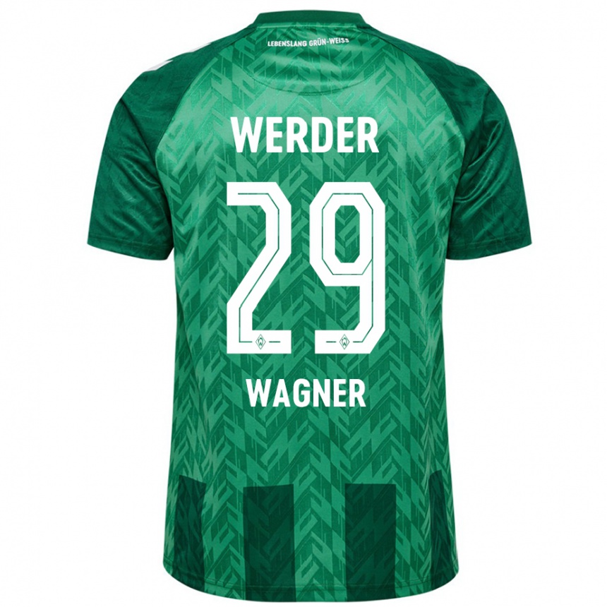 Kids Football Paul Wagner #29 Green Home Jersey 2024/25 T-Shirt Uk