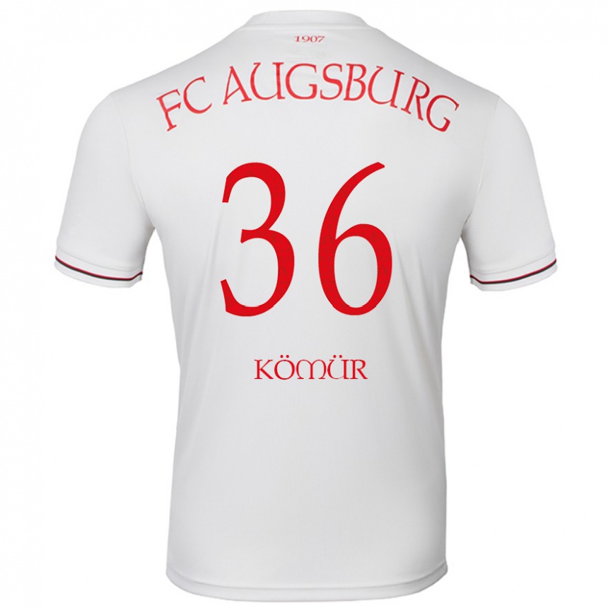 Kids Football Mert Kömür #36 White Home Jersey 2024/25 T-Shirt Uk