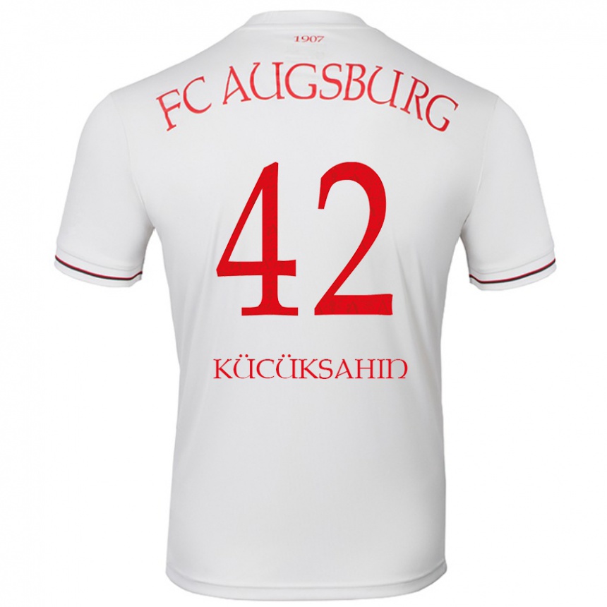 Kids Football Mahmut Kücüksahin #42 White Home Jersey 2024/25 T-Shirt Uk