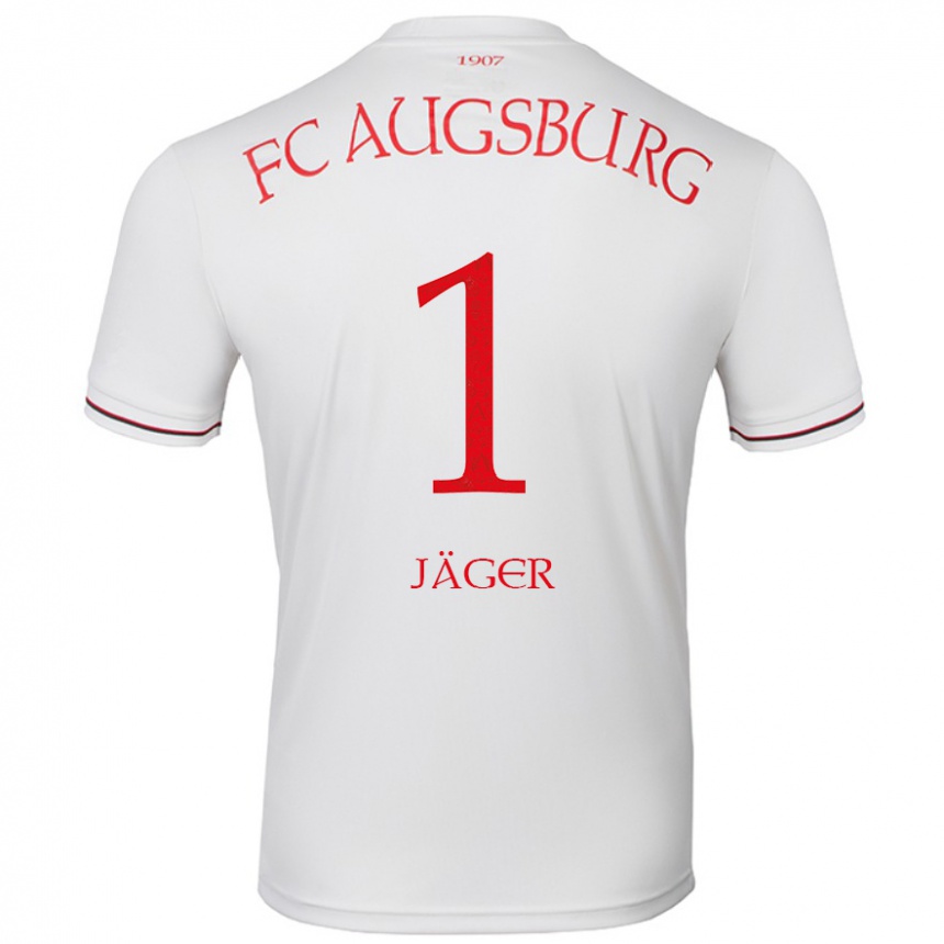 Kids Football Tobias Jäger #1 White Home Jersey 2024/25 T-Shirt Uk