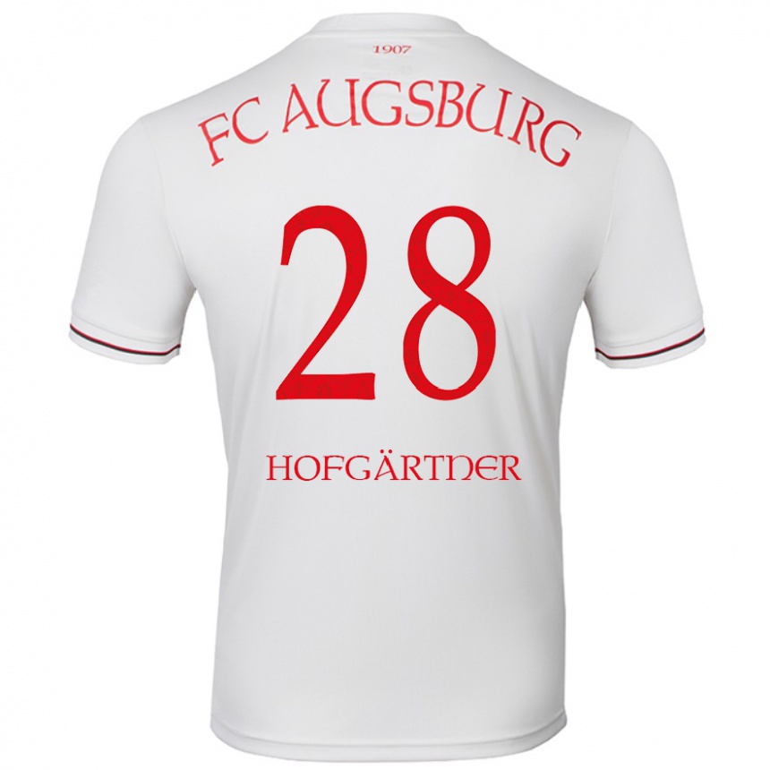 Kids Football Hendrik Hofgärtner #28 White Home Jersey 2024/25 T-Shirt Uk