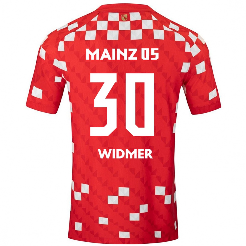 Kids Football Silvan Widmer #30 White Red Home Jersey 2024/25 T-Shirt Uk