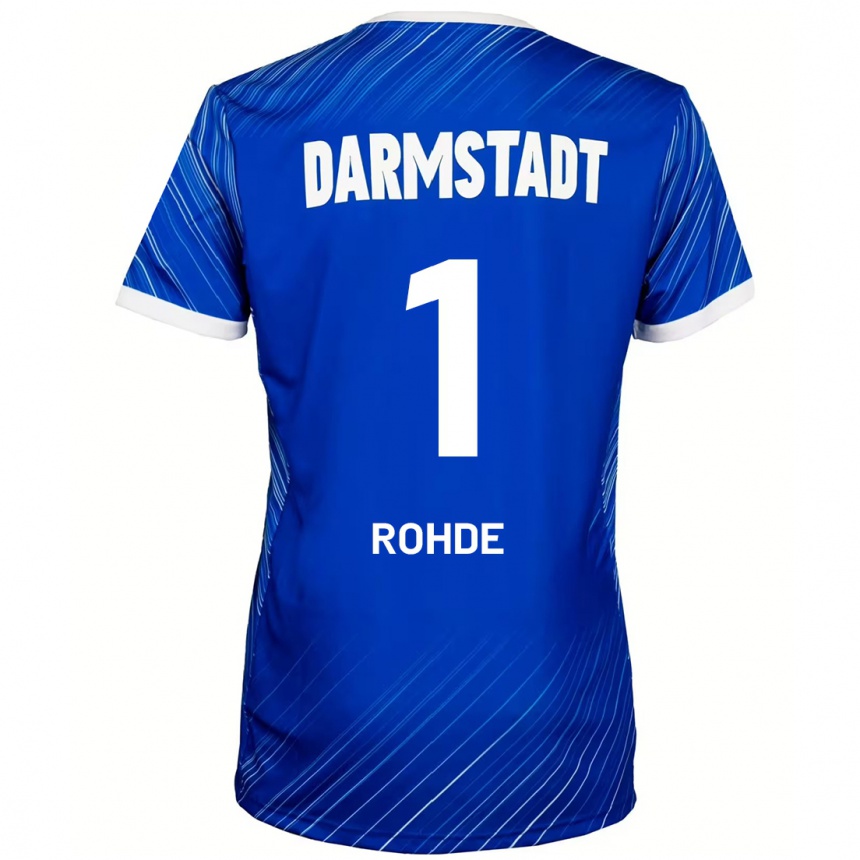 Kids Football Til Rohde #1 Blue White Home Jersey 2024/25 T-Shirt Uk