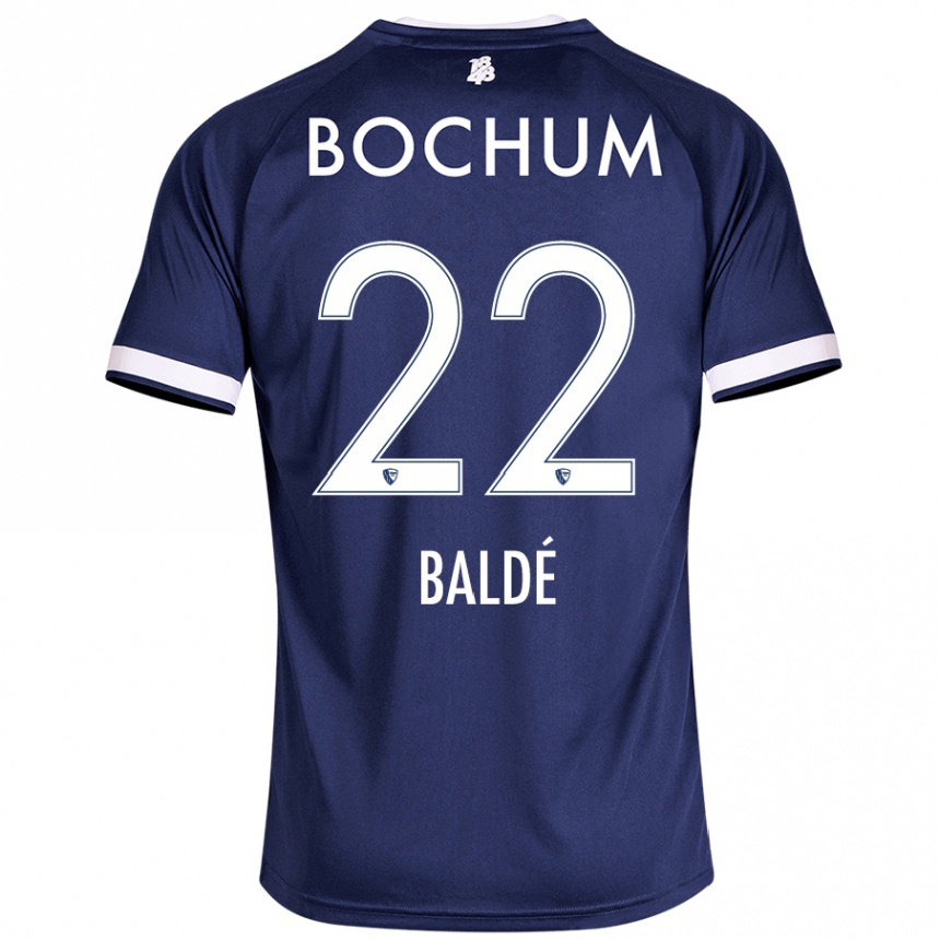 Kids Football Aliou Baldé #22 Dark Blue Home Jersey 2024/25 T-Shirt Uk