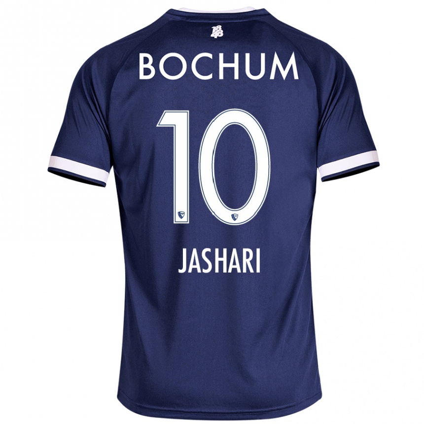 Kids Football Lirim Jashari #10 Dark Blue Home Jersey 2024/25 T-Shirt Uk