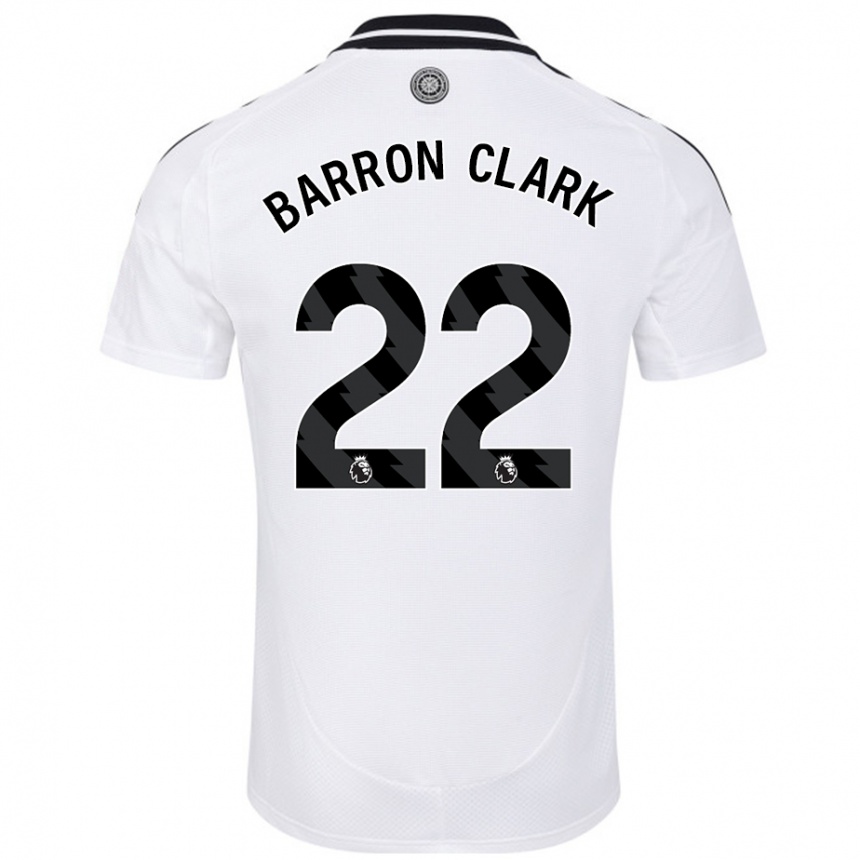 Kids Football Betty Barron-Clark #22 White Home Jersey 2024/25 T-Shirt Uk