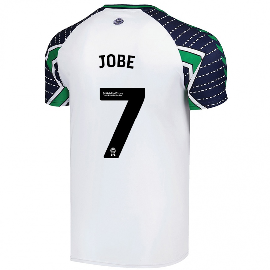 Kids Football Jobe Bellingham #7 White Away Jersey 2024/25 T-Shirt Uk