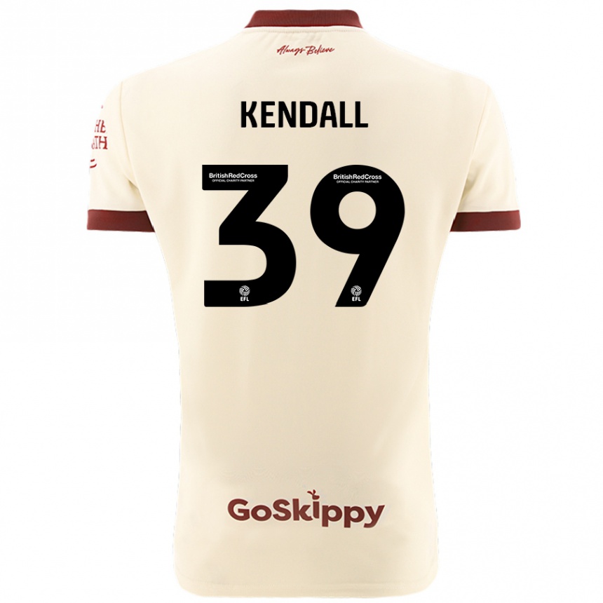 Kids Football Maya Kendall #39 Cream White Away Jersey 2024/25 T-Shirt Uk