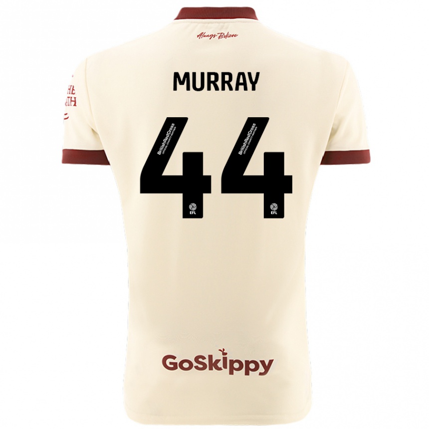 Kids Football Satara Murray #44 Cream White Away Jersey 2024/25 T-Shirt Uk