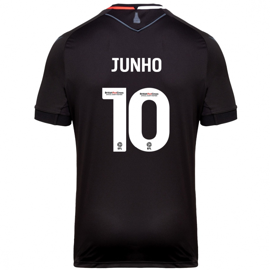 Kids Football Joon-Ho Bae #10 Black Away Jersey 2024/25 T-Shirt Uk