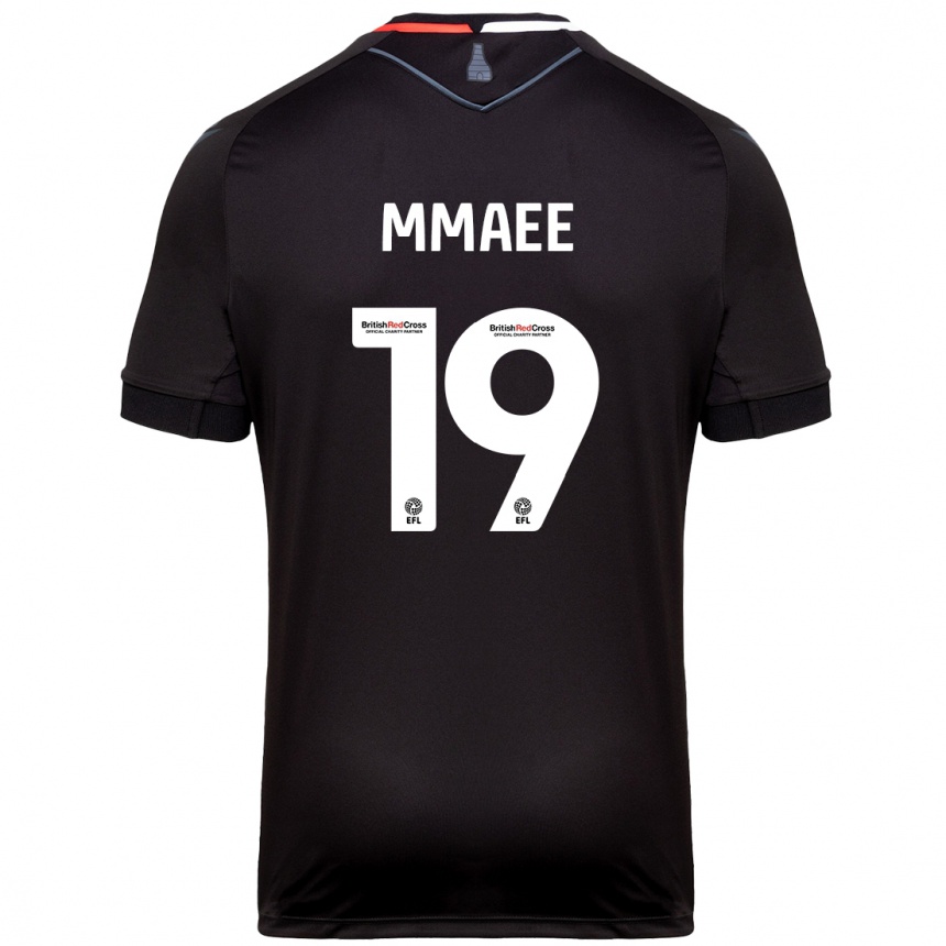 Kids Football Ryan Mmaee #19 Black Away Jersey 2024/25 T-Shirt Uk