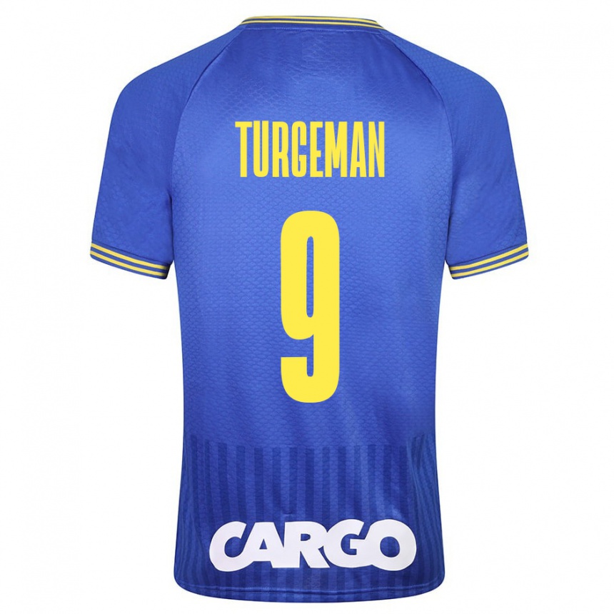 Kids Football Dor Turgeman #9 White Away Jersey 2024/25 T-Shirt Uk