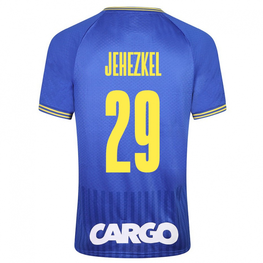 Kids Football Sagiv Jehezkel #29 White Away Jersey 2024/25 T-Shirt Uk