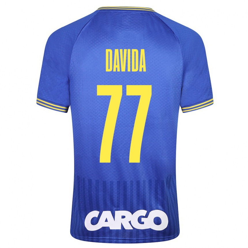 Kids Football Osher Davida #77 White Away Jersey 2024/25 T-Shirt Uk