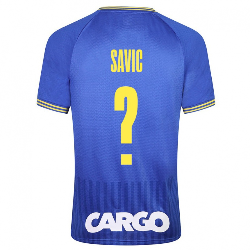 Kids Football Rom Savic #0 White Away Jersey 2024/25 T-Shirt Uk