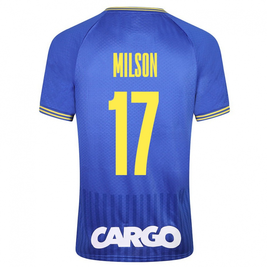 Kids Football Milson #17 White Away Jersey 2024/25 T-Shirt Uk