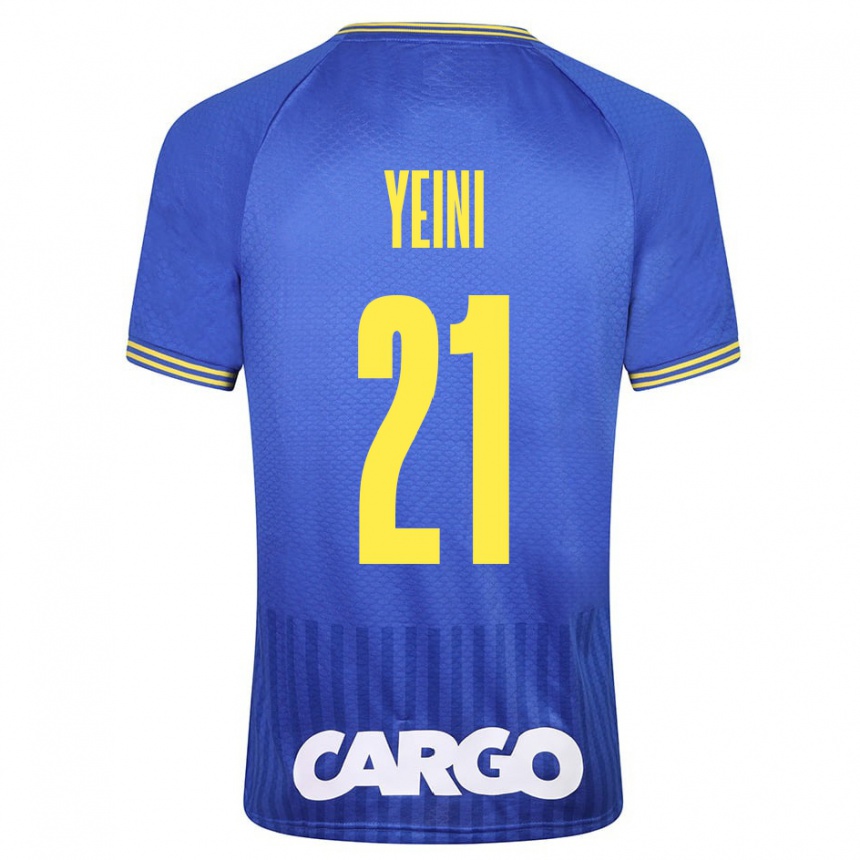 Kids Football Sheran Yeini #21 White Away Jersey 2024/25 T-Shirt Uk