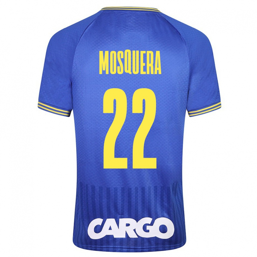 Kids Football Orlando Mosquera #22 White Away Jersey 2024/25 T-Shirt Uk