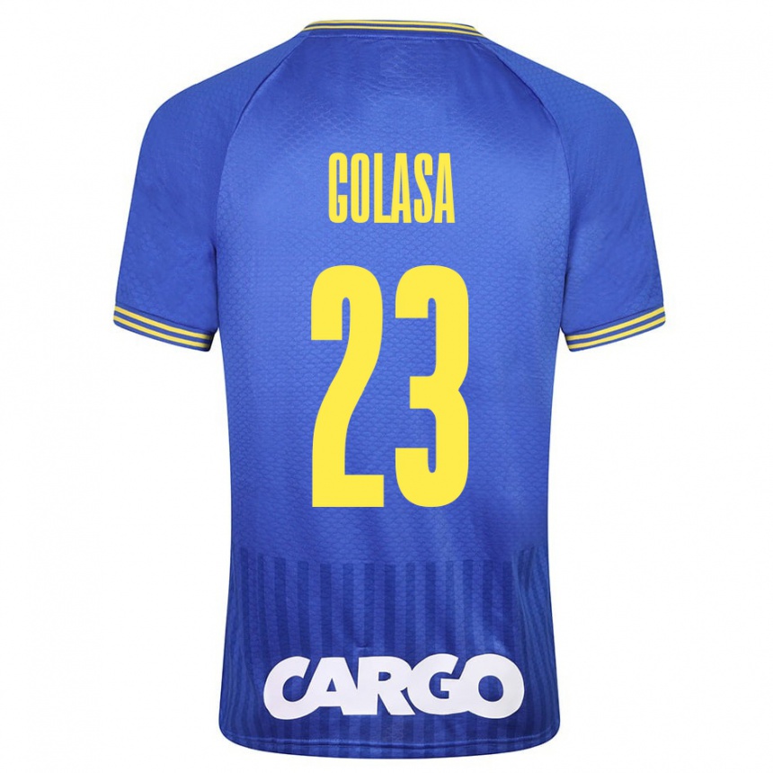 Kids Football Eyal Golasa #23 White Away Jersey 2024/25 T-Shirt Uk