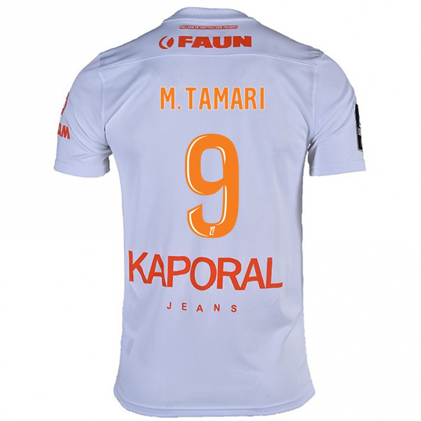 Kids Football Mousa Tamari #9 White Away Jersey 2024/25 T-Shirt Uk